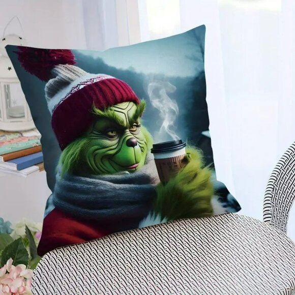 NWT - The Grinch Throw Pillow - Picture 4 of 6